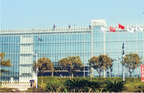  惠州敏华控股外墙清洗